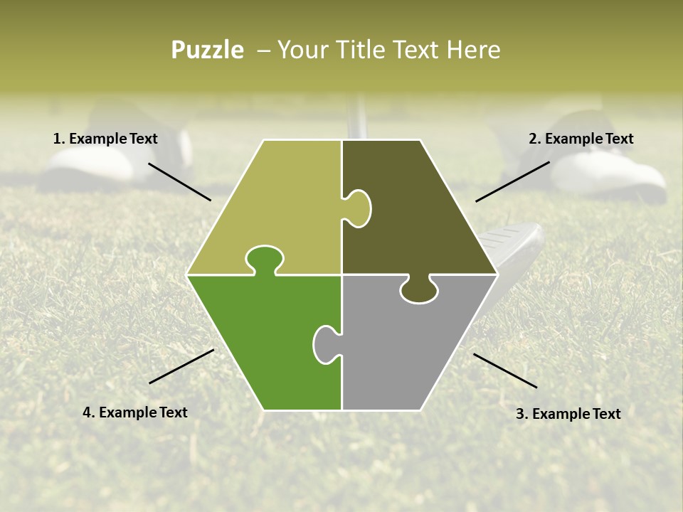 Freedom Green Blue PowerPoint Template