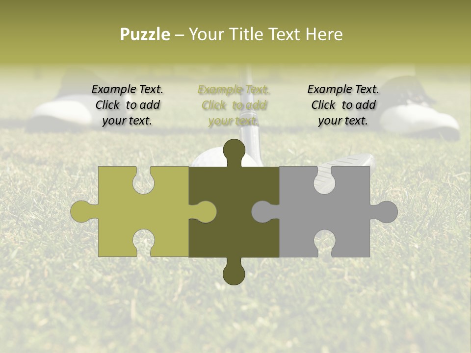 Freedom Green Blue PowerPoint Template