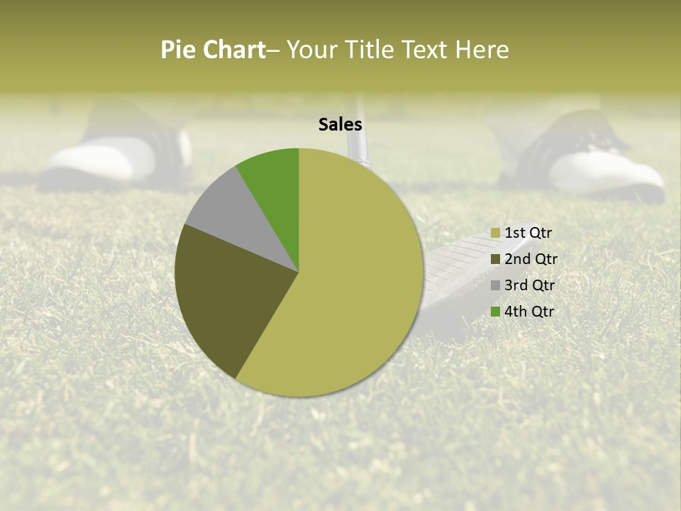 Freedom Green Blue PowerPoint Template