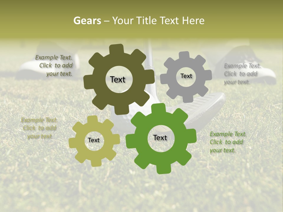 Freedom Green Blue PowerPoint Template