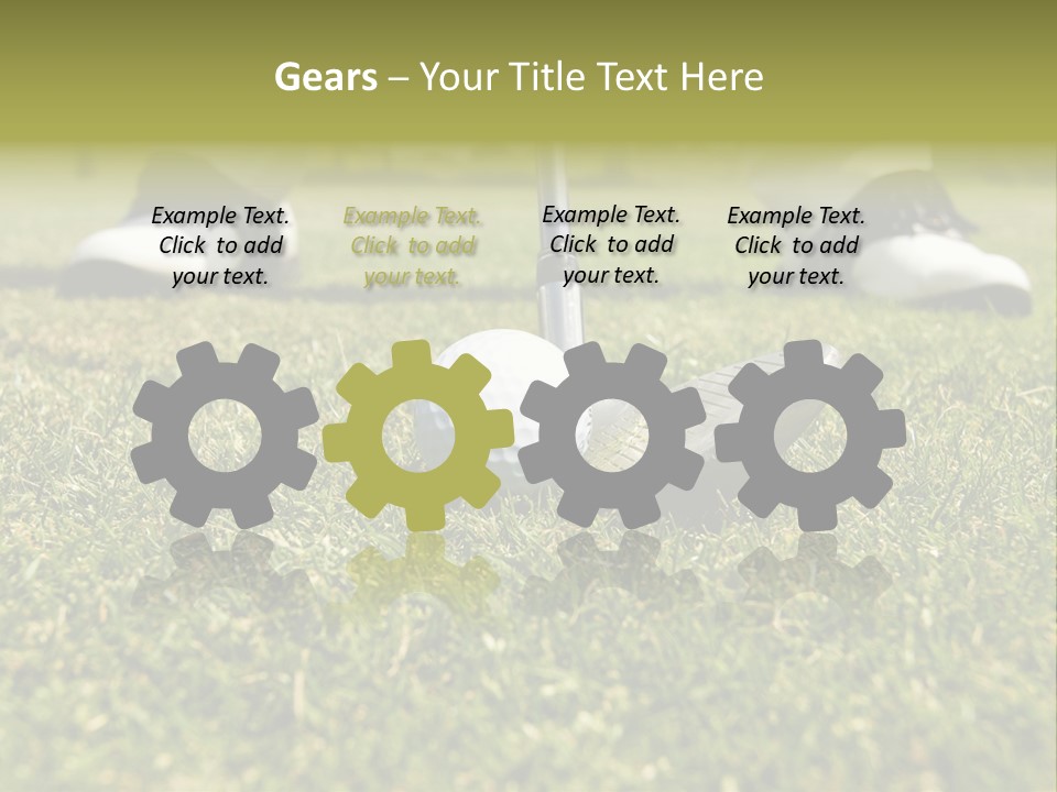 Freedom Green Blue PowerPoint Template