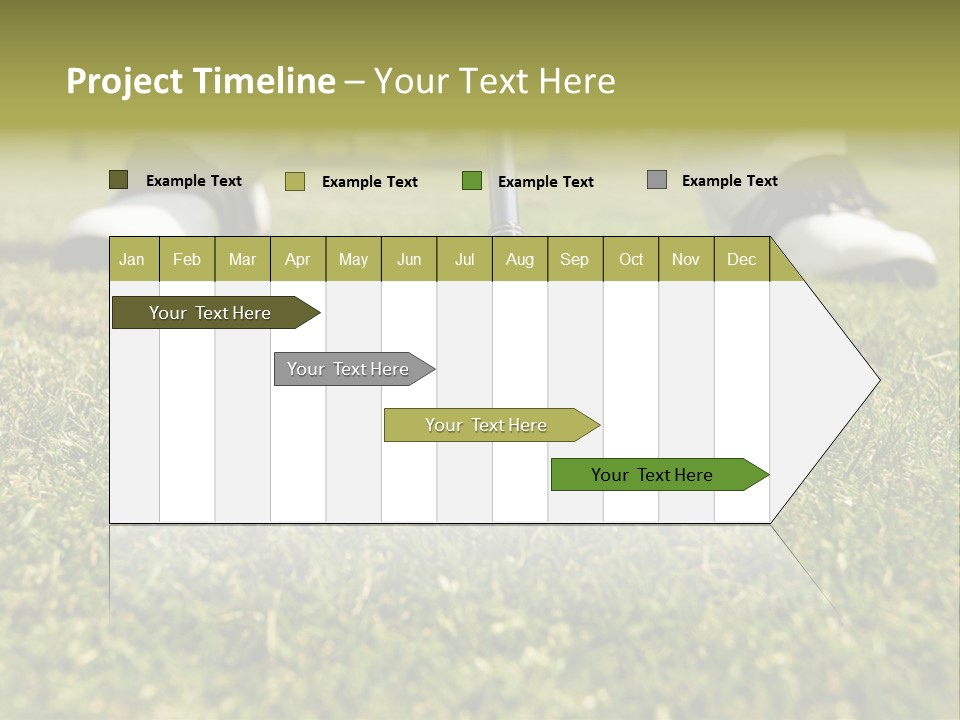 Freedom Green Blue PowerPoint Template