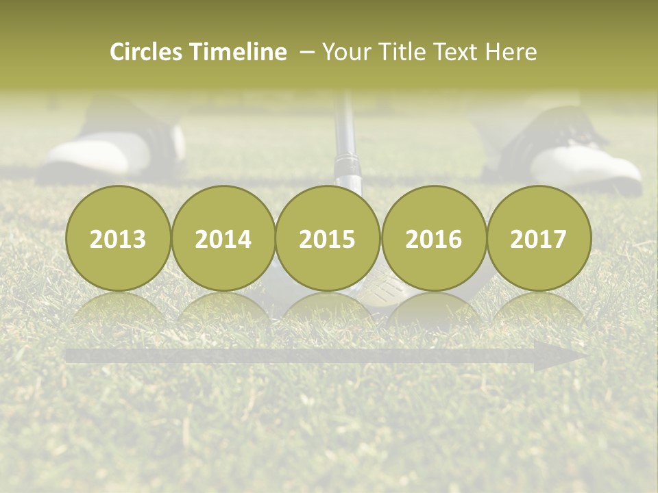 Freedom Green Blue PowerPoint Template