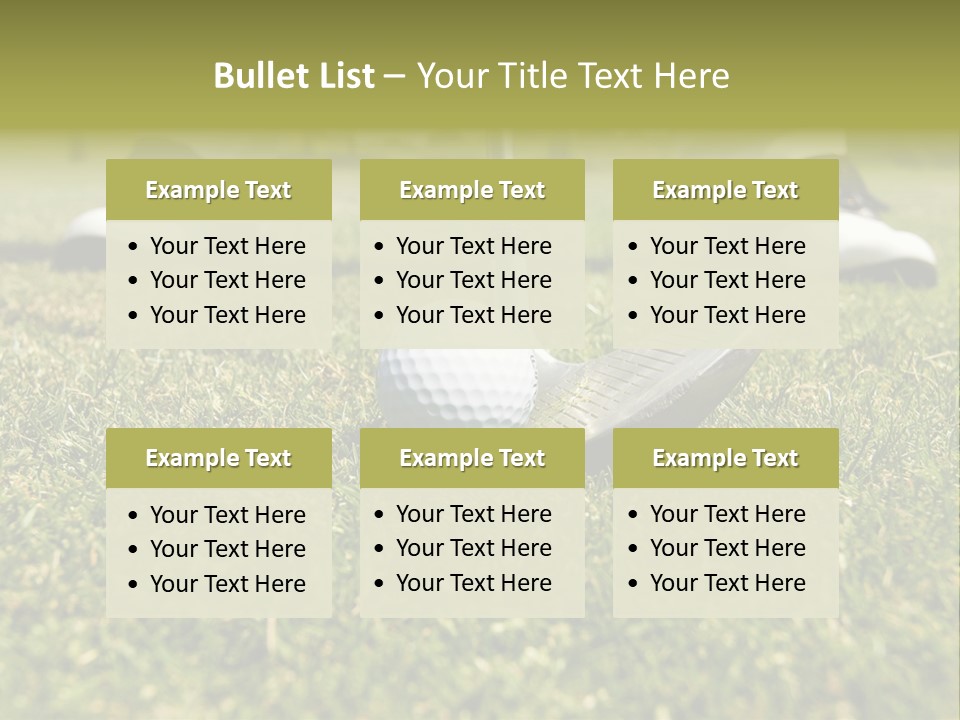 Freedom Green Blue PowerPoint Template