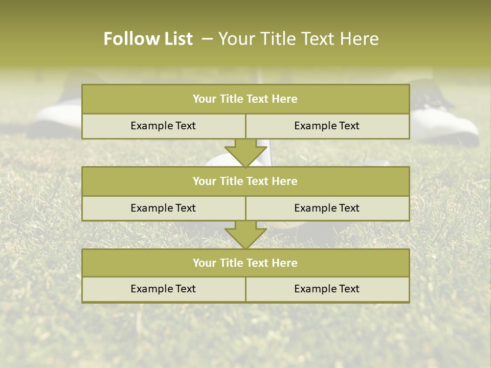Freedom Green Blue PowerPoint Template