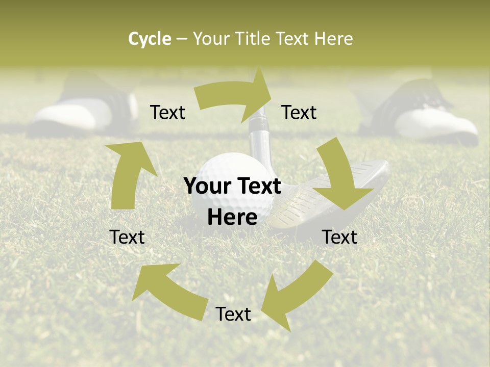 Freedom Green Blue PowerPoint Template