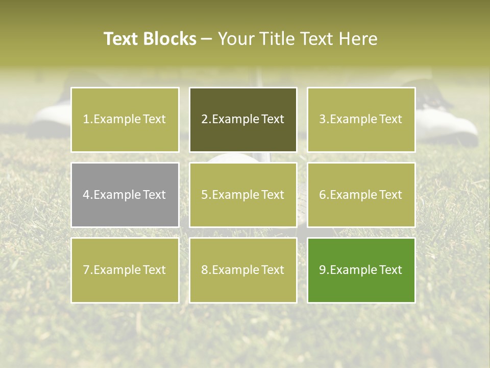 Freedom Green Blue PowerPoint Template