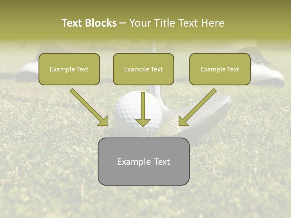 Freedom Green Blue PowerPoint Template