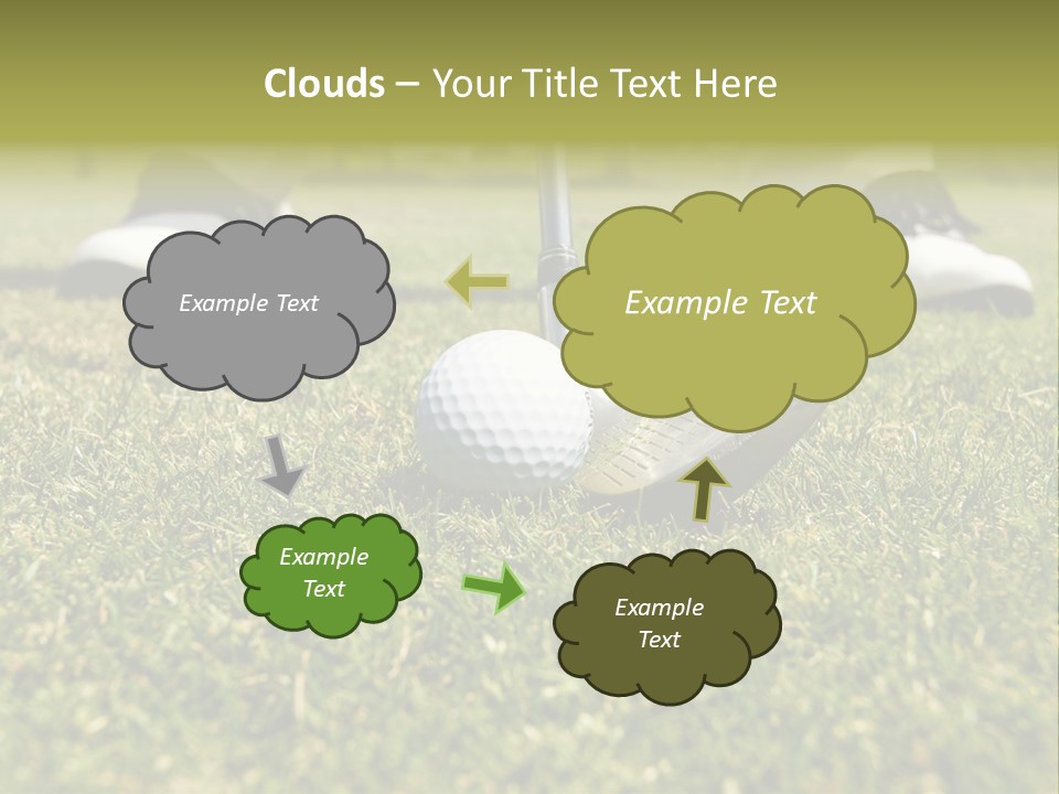 Freedom Green Blue PowerPoint Template