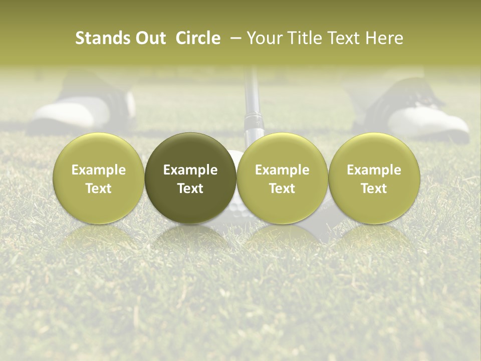 Freedom Green Blue PowerPoint Template