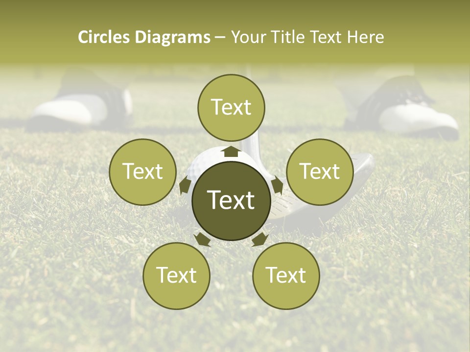 Freedom Green Blue PowerPoint Template