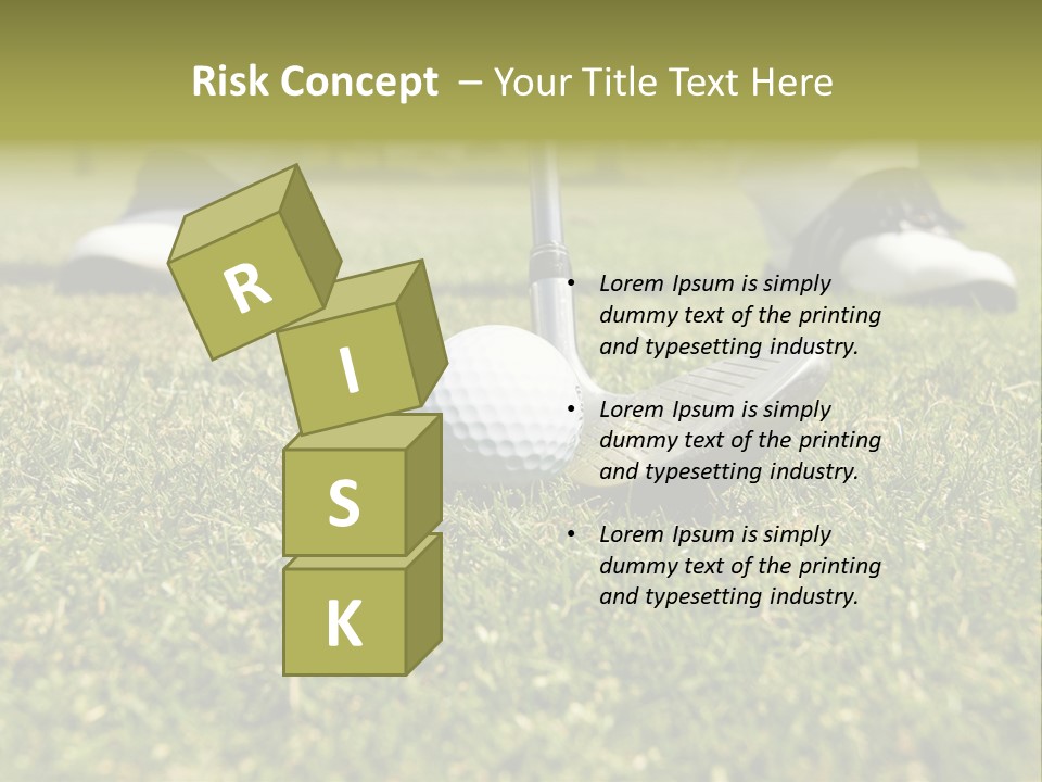 Freedom Green Blue PowerPoint Template