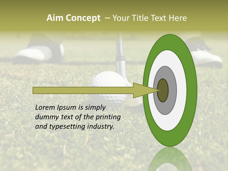 Freedom Green Blue PowerPoint Template