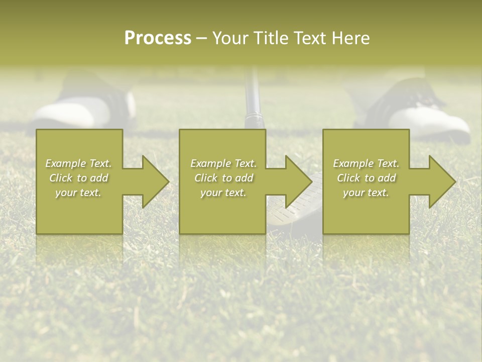 Freedom Green Blue PowerPoint Template