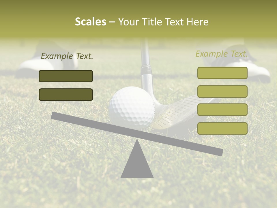 Freedom Green Blue PowerPoint Template