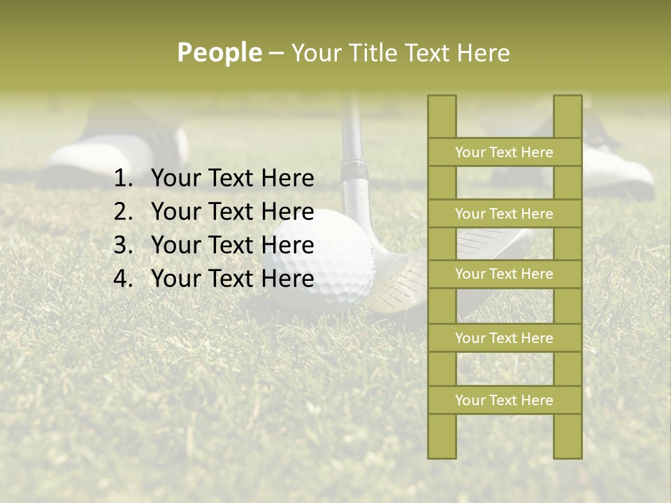 Freedom Green Blue PowerPoint Template
