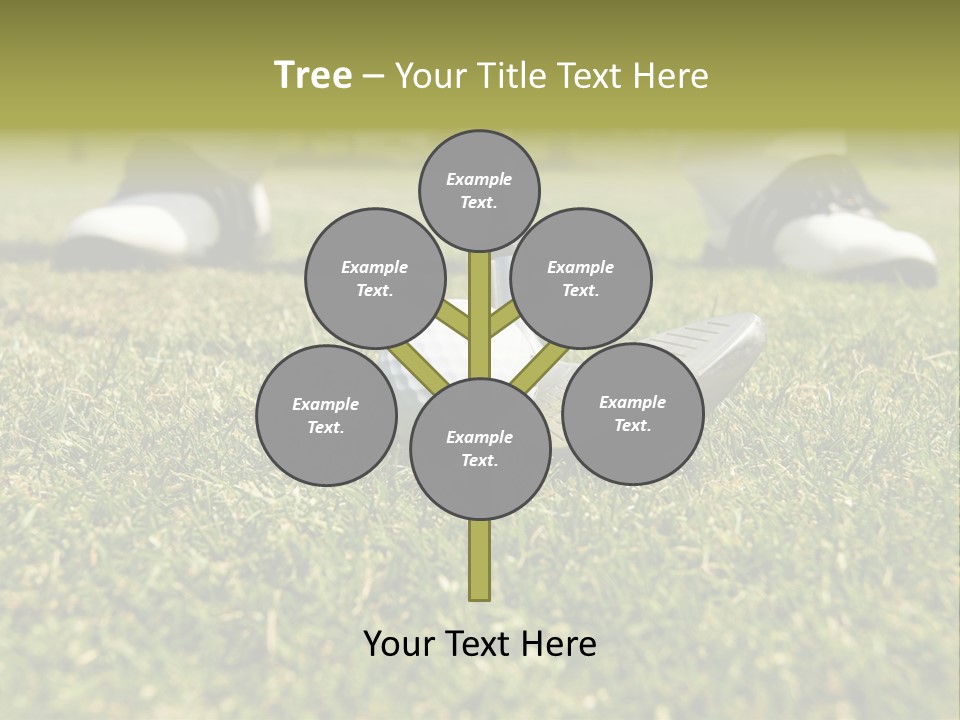 Freedom Green Blue PowerPoint Template