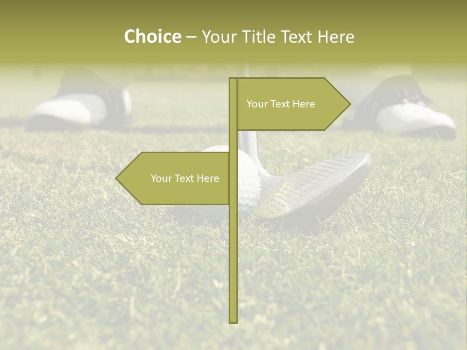 Freedom Green Blue PowerPoint Template