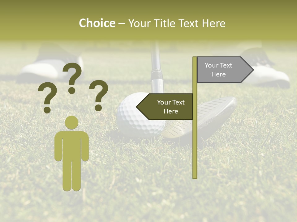 Freedom Green Blue PowerPoint Template