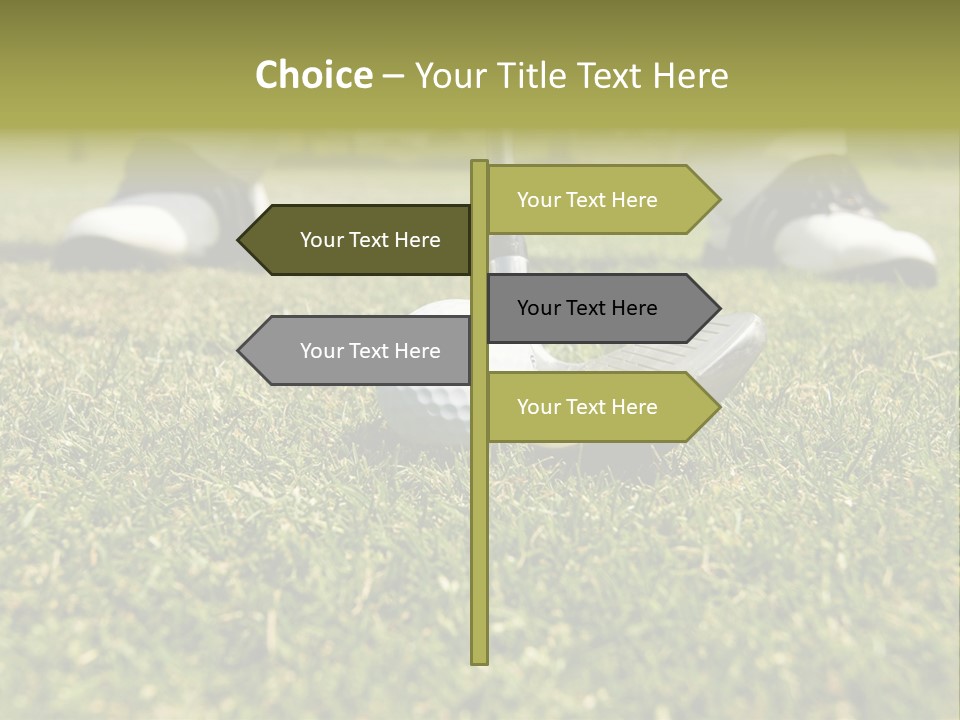 Freedom Green Blue PowerPoint Template