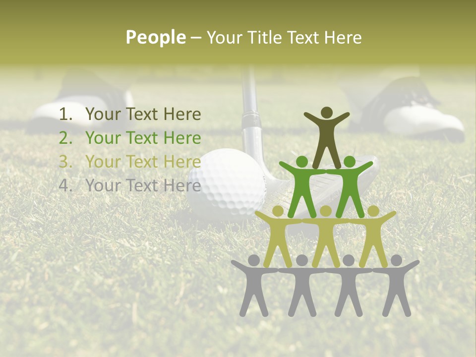 Freedom Green Blue PowerPoint Template