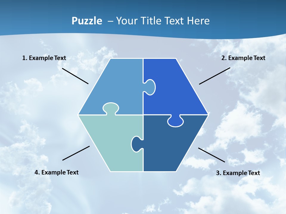 Cloudy Pure High PowerPoint Template