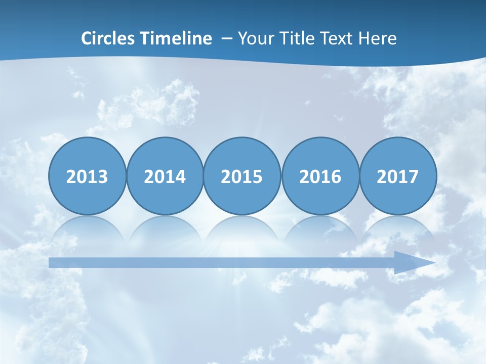 Cloudy Pure High PowerPoint Template