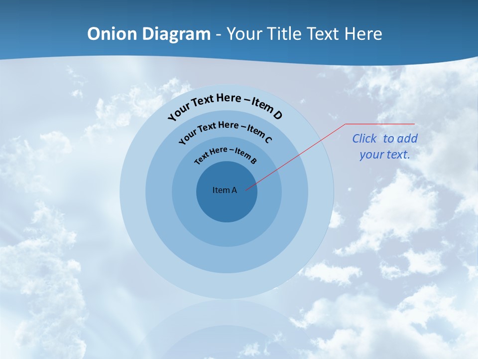 Cloudy Pure High PowerPoint Template