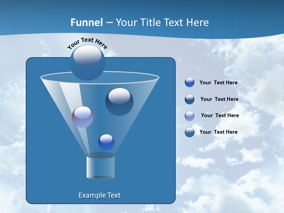 Cloudy Pure High PowerPoint Template