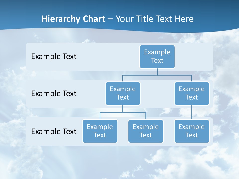 Cloudy Pure High PowerPoint Template