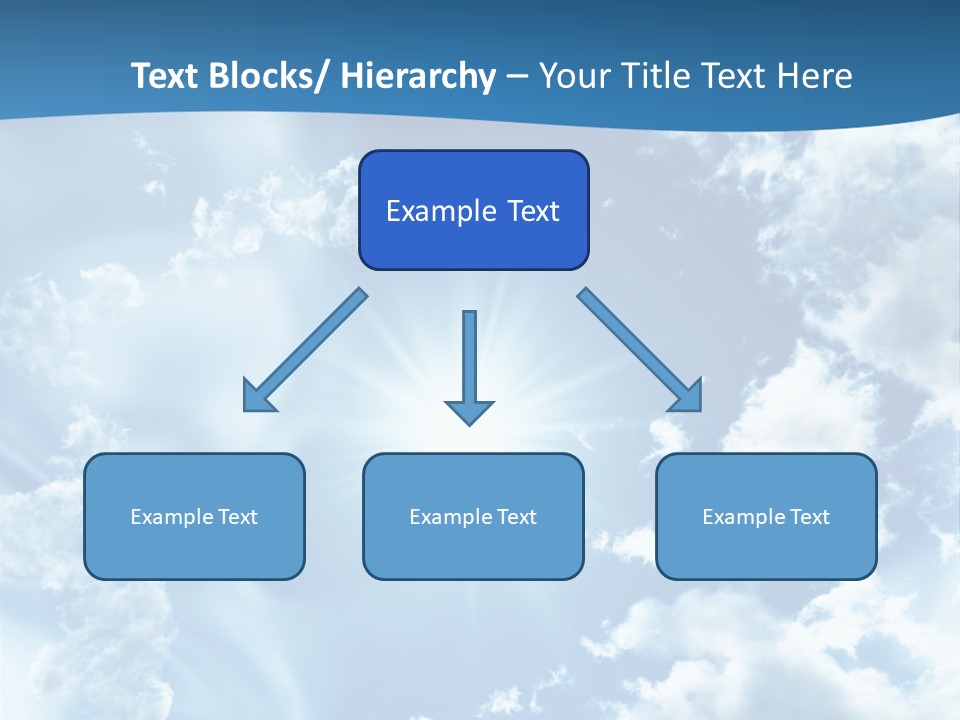 Cloudy Pure High PowerPoint Template
