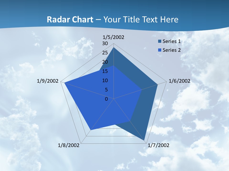 Cloudy Pure High PowerPoint Template