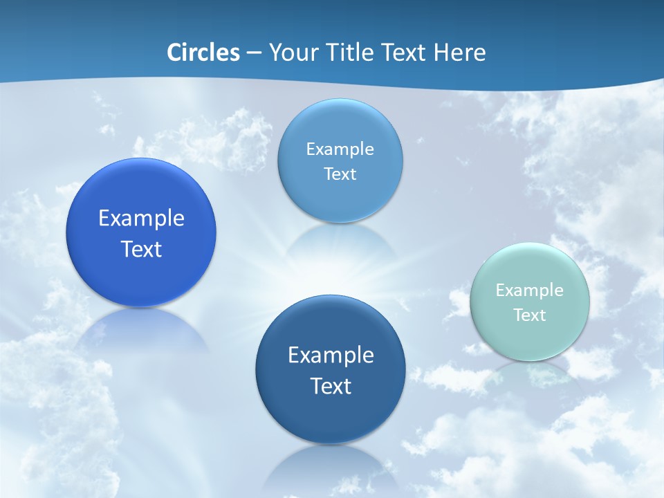 Cloudy Pure High PowerPoint Template