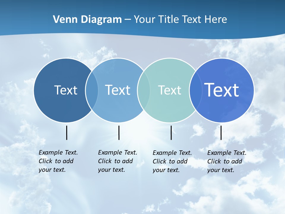 Cloudy Pure High PowerPoint Template