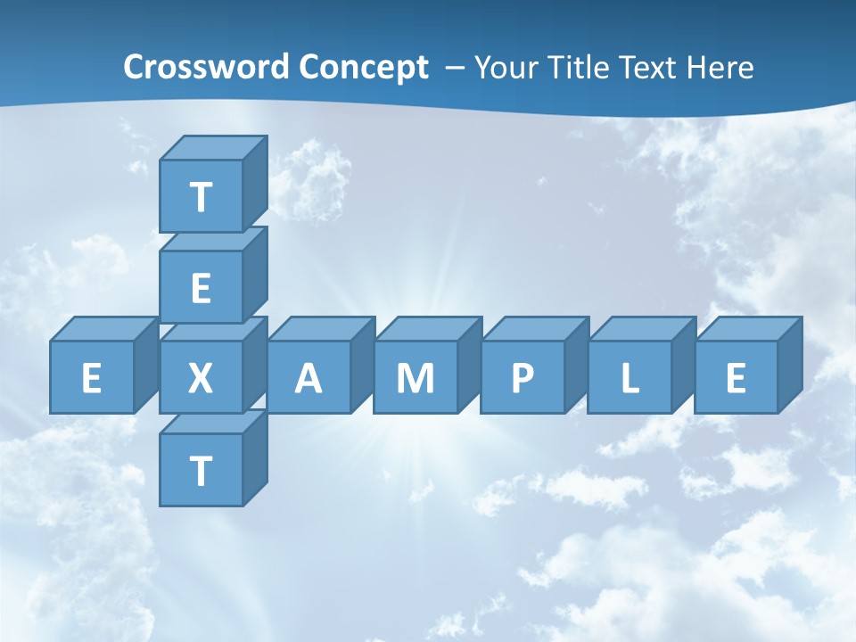 Cloudy Pure High PowerPoint Template