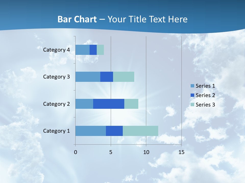 Cloudy Pure High PowerPoint Template