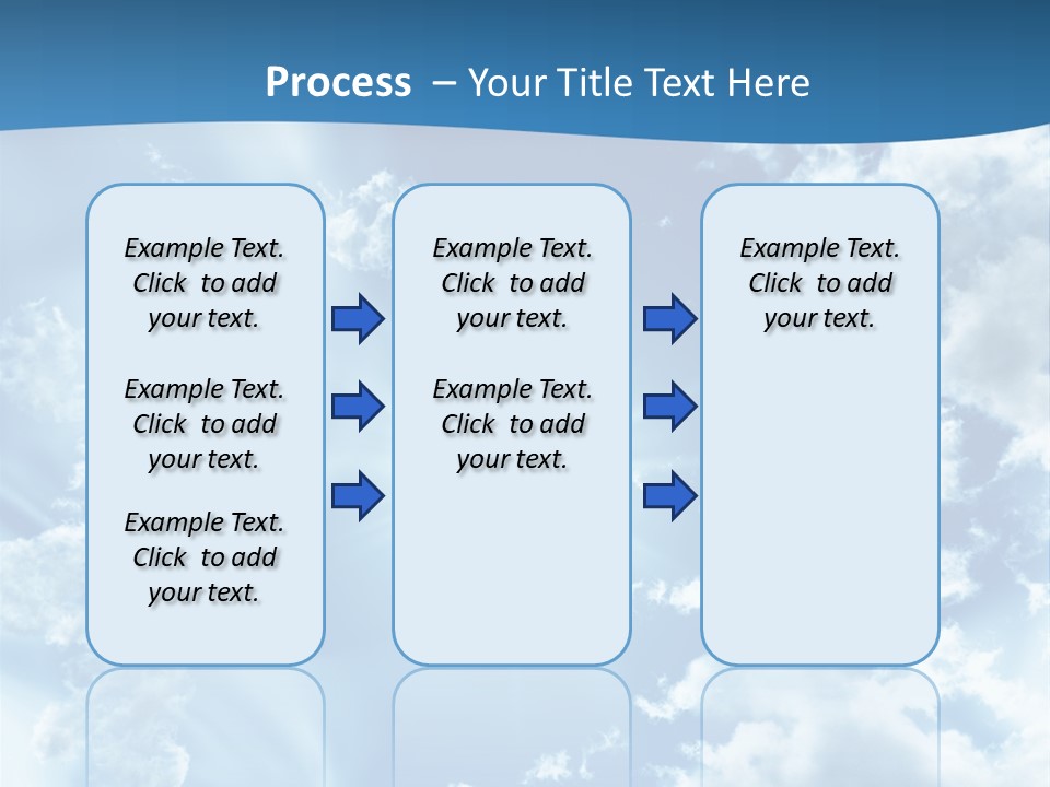 Cloudy Pure High PowerPoint Template