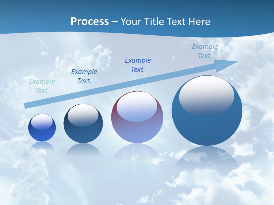 Cloudy Pure High PowerPoint Template