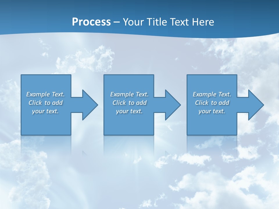 Cloudy Pure High PowerPoint Template