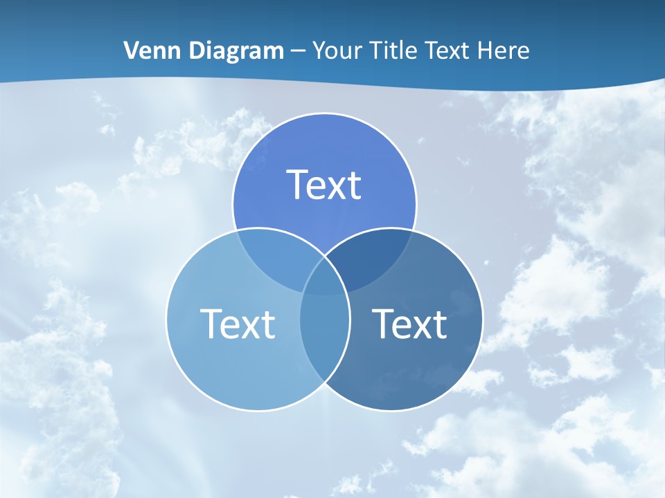 Cloudy Pure High PowerPoint Template