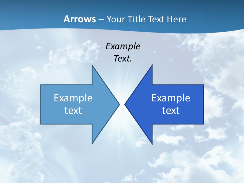 Cloudy Pure High PowerPoint Template