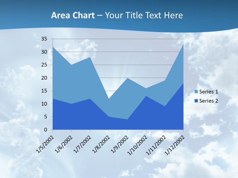 Cloudy Pure High PowerPoint Template