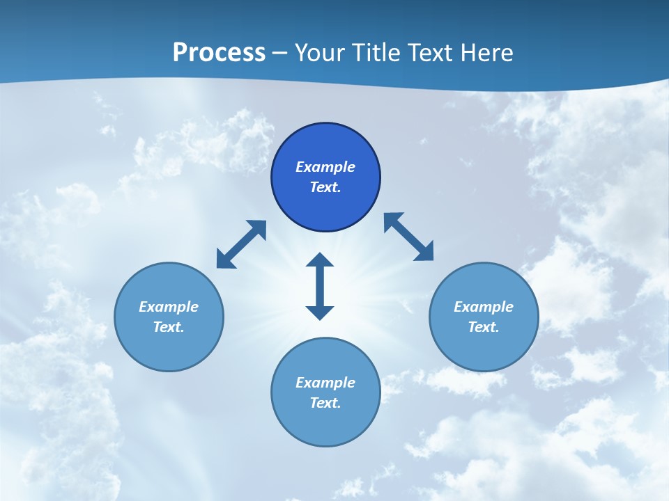 Cloudy Pure High PowerPoint Template