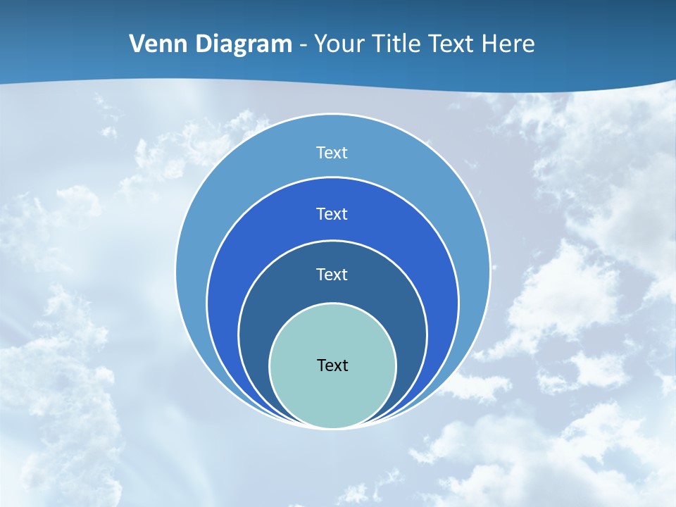 Cloudy Pure High PowerPoint Template