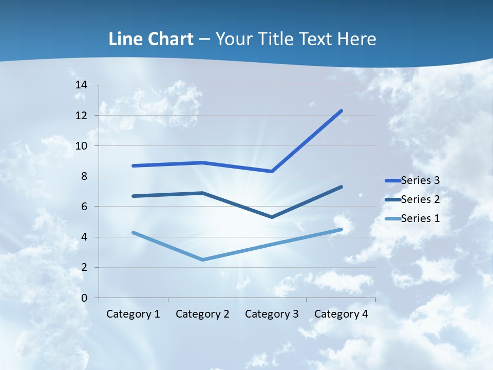 Cloudy Pure High PowerPoint Template
