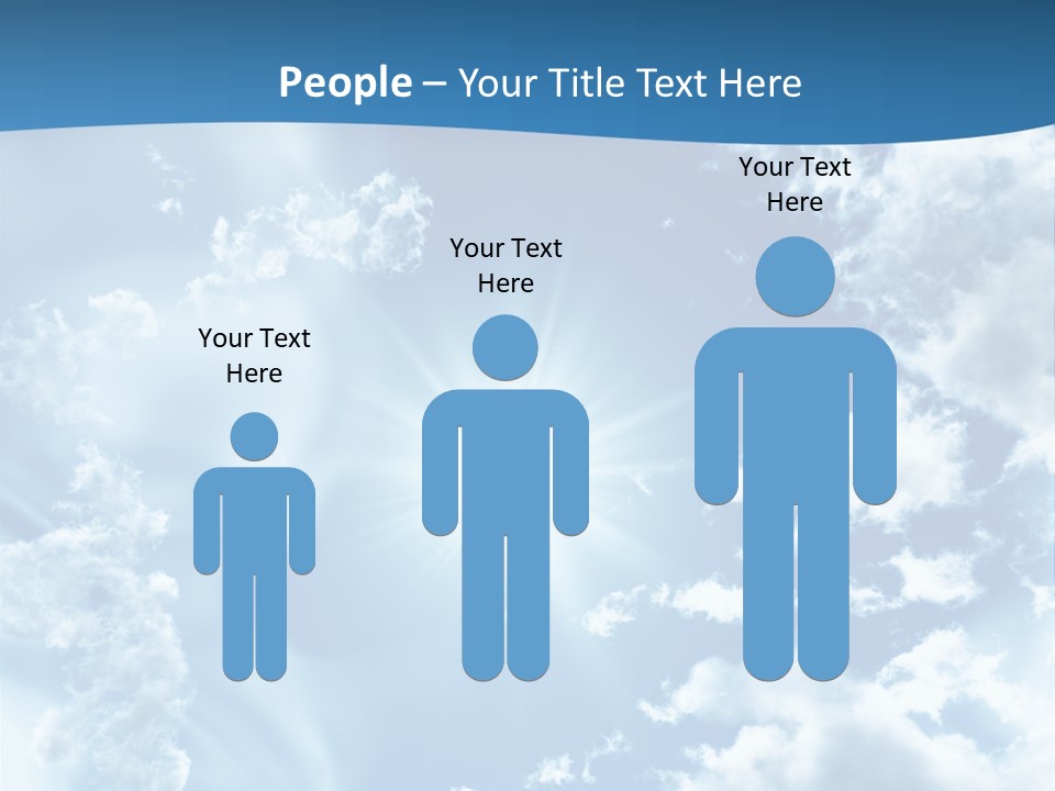 Cloudy Pure High PowerPoint Template