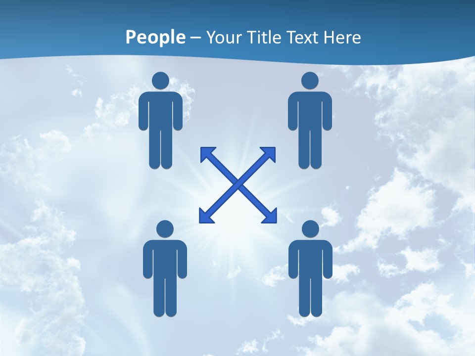 Cloudy Pure High PowerPoint Template