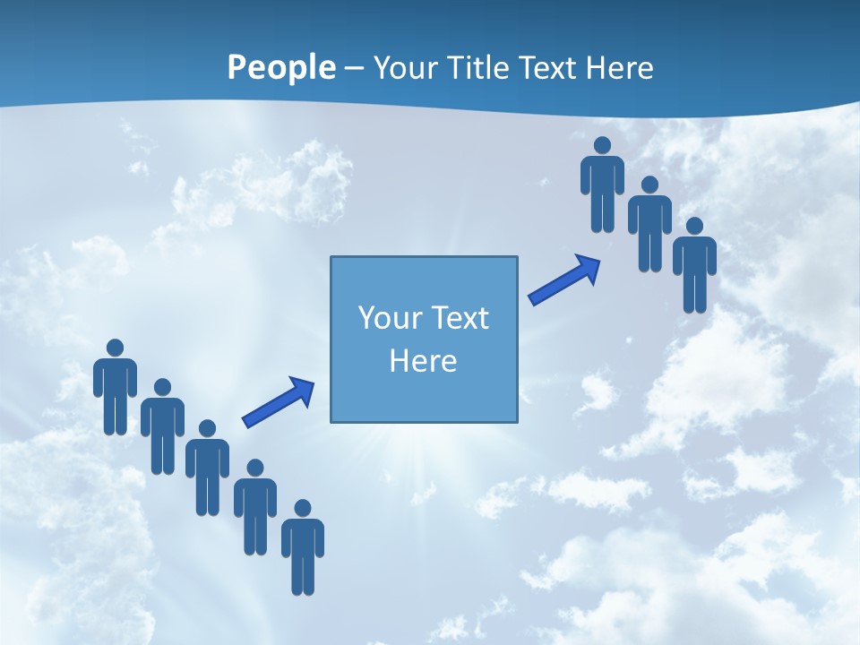 Cloudy Pure High PowerPoint Template