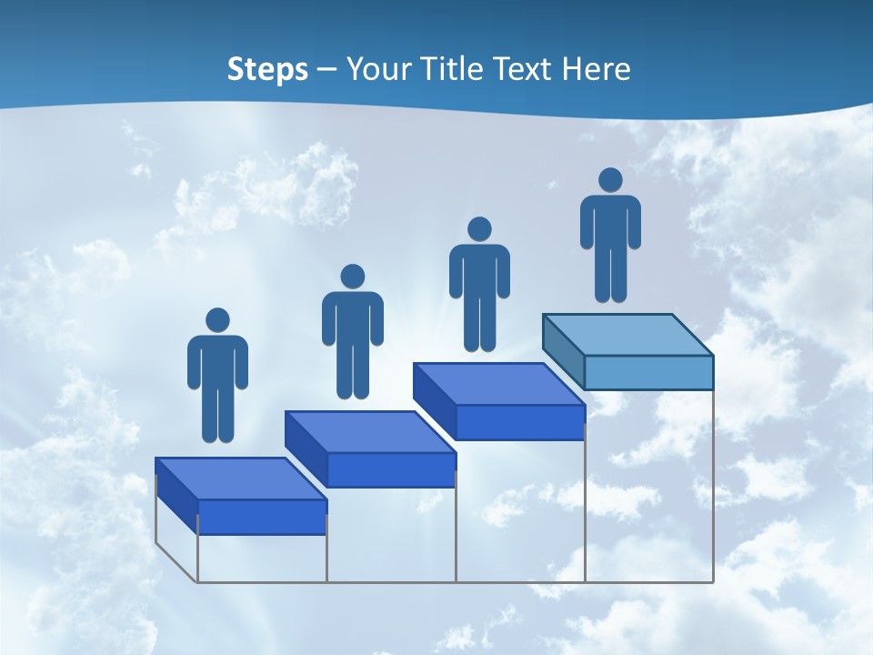 Cloudy Pure High PowerPoint Template
