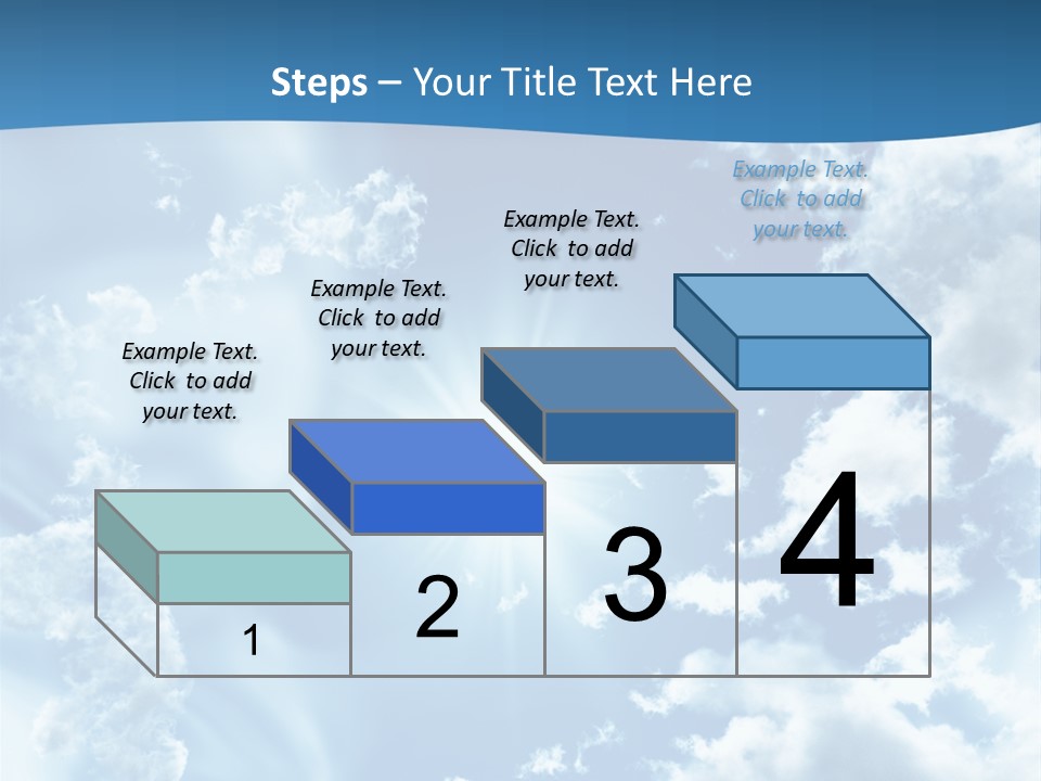 Cloudy Pure High PowerPoint Template